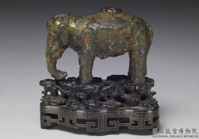 图片[2]-Gilt bronze in the form of an elephant, Ming dynasty-China Archive